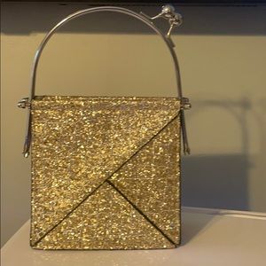 Gold mini purse